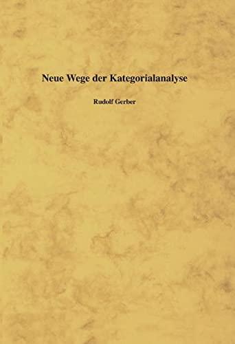 Neue Wege der Kategorialanalyse