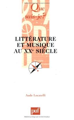 Littérature et musique au 20e siècle