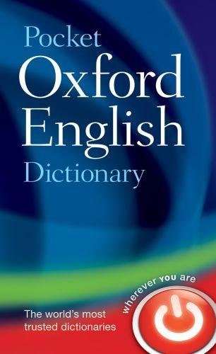 Pocket Oxford English Dictionary