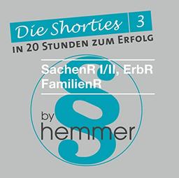 Shorties Box 3 - SachenR, ErbR, FamR. Minikarteikarten: In 20 Stunden zum Erfolg. In Fragen und Antworten