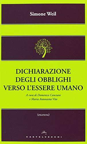 Dichiarazione degli obblighi verso l'essere umano (Etcetera)