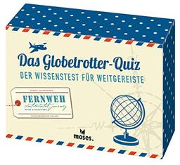 Das Globetrotter-Quiz: Der Wissenstest für Weitgereiste | Riesen-Weltkarte als Kartenrückseiten-Puzzle