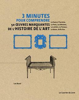 3 minutes pour comprendre 50 oeuvres marquantes de l'histoire de l'art : La dame à l'hermine, la Piétà, Les Ménines, La laitière, Le penseur, Le baiser, Brillo box