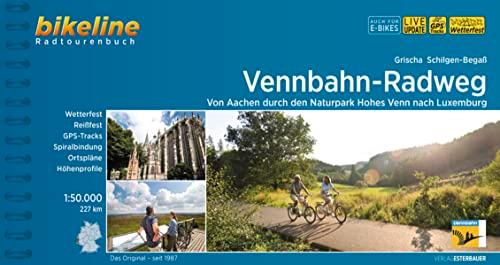 Vennbahn-Radweg: Von Aachen durch den Naturpark Hohes Venn nach Luxemburg, 1:50.000, 227 km (Bikeline Radtourenbücher)