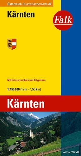 Falk Bundesländerkarte Österreich Kärnten 1:150 000