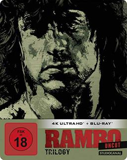 Rambo Trilogy / Uncut / Limited SteelBook Edition  (4K Ultra HD) (3 BR4K) (+ 3 BRs) [Blu-ray]