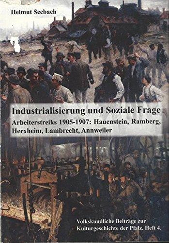 Industrialisierung und Soziale Frage: Arbeiterstreiks 1905-1907: Hauenstein, Rauberg, Herxheim, Lambrecht, Annweiler (Volkskundliche Beiträge zur Kulturgeschichte der Pfalz)