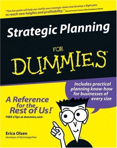 Strategic Planning For Dummies (For Dummies (Lifestyles Paperback))