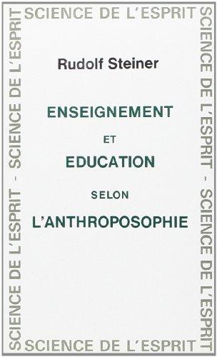 Enseignement et éducation selon l'anthroposophie