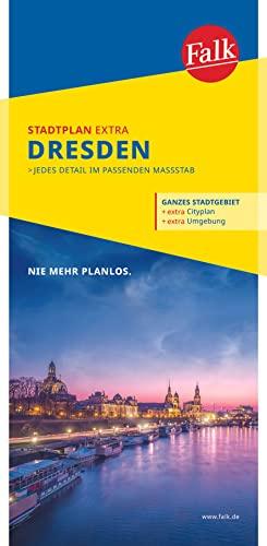 Falk Stadtplan Extra Dresden 1:20 000: mit Ortsteilen von Freital, Radebeul (Falk Stadtplan Extra Standardfaltung - Deutschland)