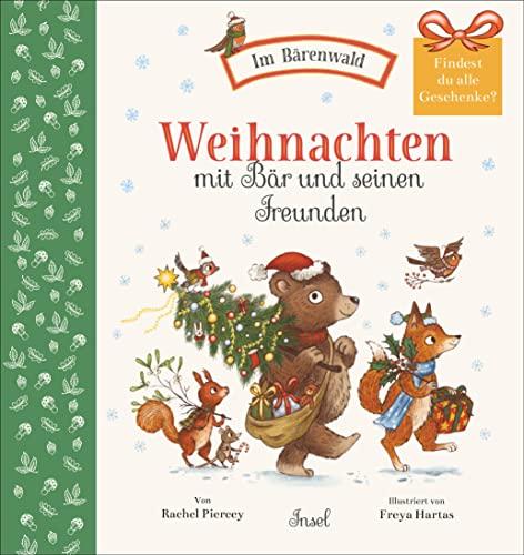 Weihnachten mit Bär und seinen Freunden: Im Bärenwald | Das Wimmelbuch für die Weihnachtszeit | Pappbilderbuch für Kinder ab 2 Jahren