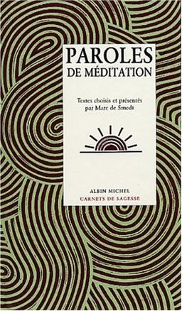 Paroles de méditation