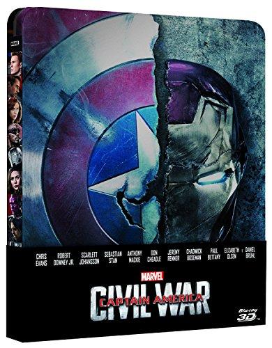 captain america - civil war (steelbook) (blu-ray 3d + blu-ray)