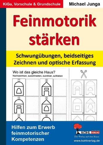 Feinmotorik stärken Schwungübungen, beidseitiges Zeichnen und optische Erfassung