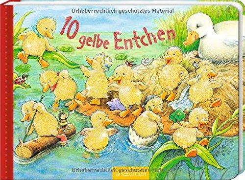 10 gelbe Entchen (10er Stanze Minis)