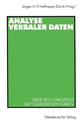 Analyse verbaler Daten (ZUMA-Publikationen)