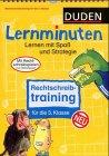 Duden Lernminuten, Rechtschreibtraining, neue Rechtschreibung, Für die 3. Klasse