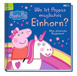 Peppa Pig: Wo ist Peppas magisches Einhorn? - Mein glitzerndes Klappenbuch: Pappbilderbuch mit Klappen