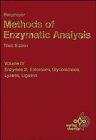 Methods of Enzymatic Analysis / Enzymes 2: Esterases, Glycosidases, Lyases, Ligases