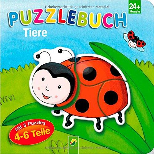 Puzzlebuch Tiere: Mit 5 Puzzles á 4-6 Teile