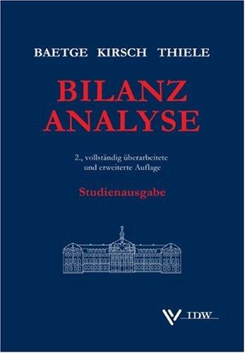 Bilanzanalyse. Studienausgabe