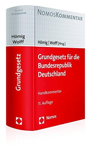 Grundgesetz für die Bundesrepublik Deutschland: Handkommentar