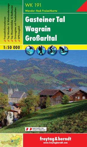 Freytag Berndt Wanderkarten, WK 191, Gasteiner Tal - Wagrain - Grossarltal - Maßstab 1:50.000: Wander-, Rad- und Freizeitkarte