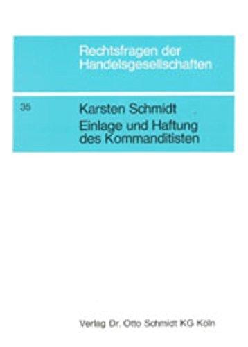 Einlage und Haftung des Kommanditisten