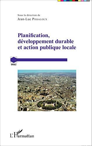 Planification, développement durable et action publique locale