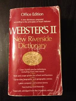 Websters Ii Dict