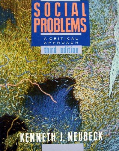 Social Problems: A Critical Approach