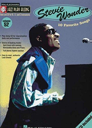 Jazz Play Along Volume 52: Stevie Wonder: Noten, CD für Instrument(e) (Jazz Play-along Series)