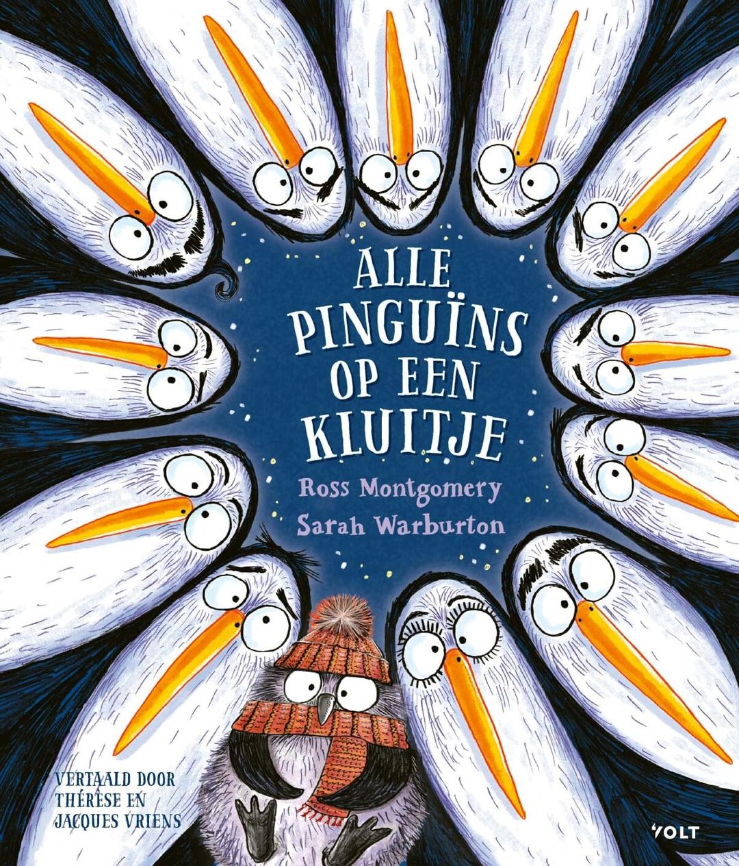 Alle pinguïns op een kluitje