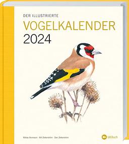 Der illustrierte Vogelkalender 2024: Woche für Woche einen neuen Vogel kennenlernen