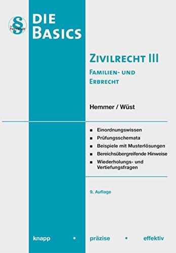 Basics Zivilrecht, Band III (Skript Zivilrecht) (Skripten - Zivilrecht)