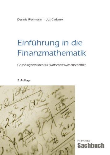 Wörmann, D: Einführung in die Finanzmathematik