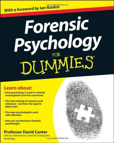 Forensic Psychology For Dummies