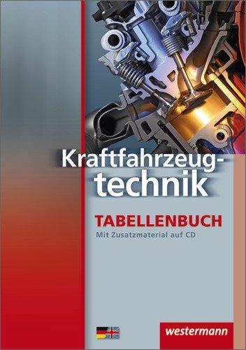 Kraftfahrzeugtechnik Tabellenbuch: 2. Auflage, 2013