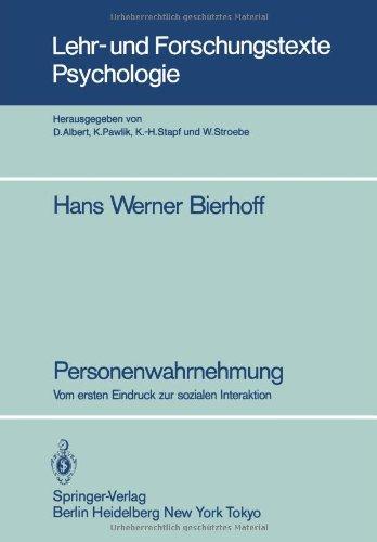 PERSONENWAHRNEHMUNG  -  PSYCHOLOGIE