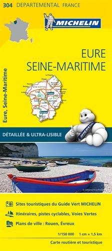 Carte Eure, Seine-Maritime Michelin