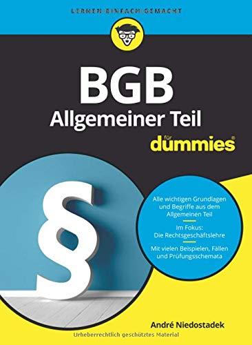 BGB Allgemeiner Teil für Dummies