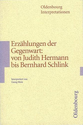 Oldenbourg Interpretationen: Erzählungen der Gegenwart: von Judith Hermann bis Bernhard Schlink: Band 104