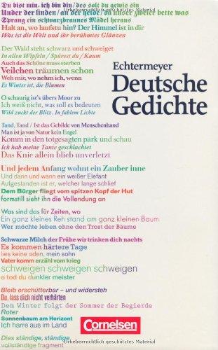 Echtermeyer: Deutsche Gedichte: Von den Anfängen bis zur Gegenwart