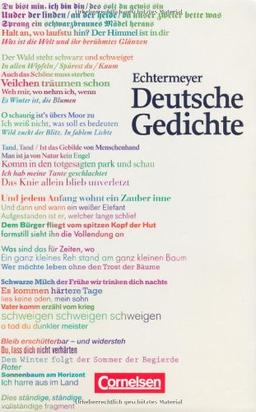 Echtermeyer: Deutsche Gedichte: Von den Anfängen bis zur Gegenwart