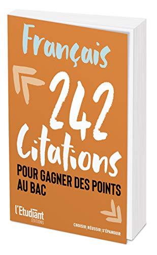 Français : 242 citations pour gagner des points au bac