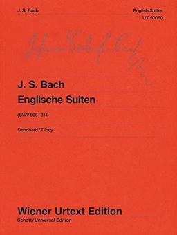 Englische Suiten: Nach den Quellen. BWV 806-811. Klavier. (Wiener Urtext Edition)