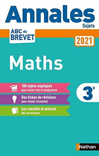 Maths 3e : annales 2021