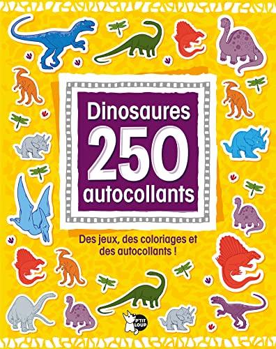 Dinosaures : des jeux, des coloriages et des autocollants !