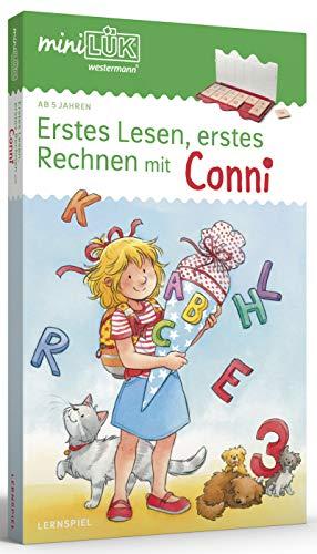 miniLÜK-Set: Vorschule/1. Klasse Erstes Lesen, erstes Rechnen mit Conni (miniLÜK-Sets: Kasten + Übungsheft/e)