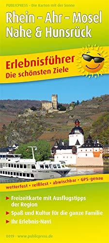 Rhein - Ahr - Mosel, Nahe & Hunsrück: Erlebnisführer mit Informationen zu Freizeiteinrichtungen auf der Kartenrückseite, wetterfest, reißfest, GPS-genau. 1:140000 (Erlebnisführer / EF)